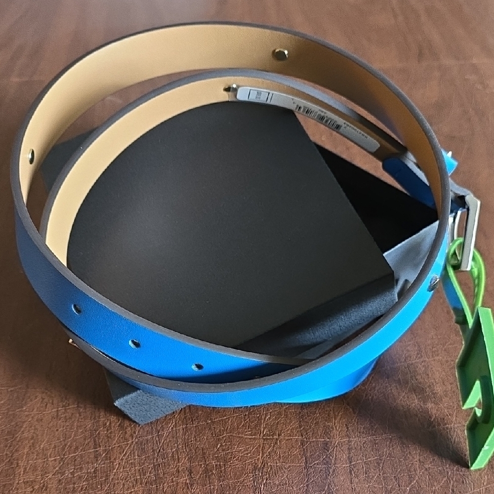 Kate Spade Blue Studded Belt - Picture 4 of 4